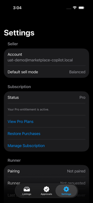 Marketplace Copilot Screenshot 8 of 10