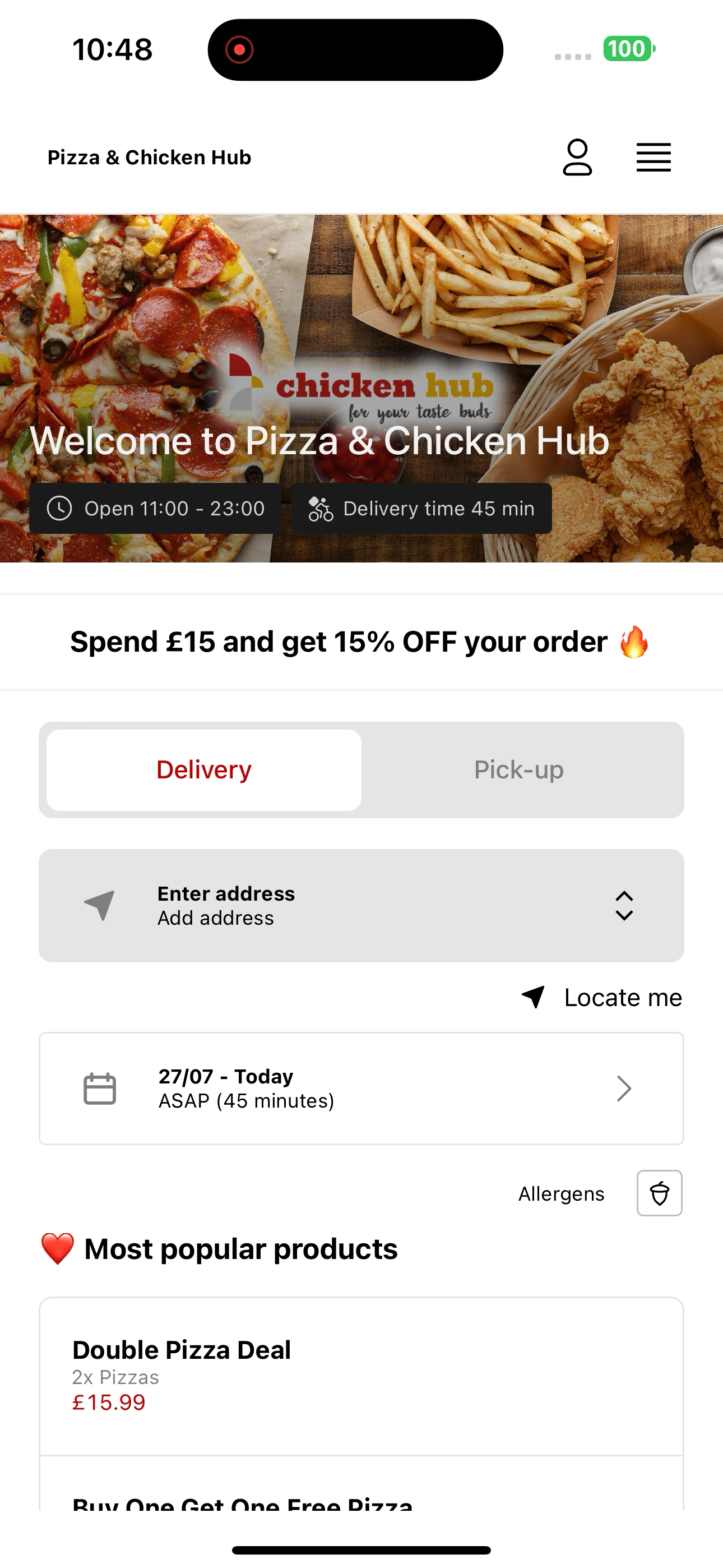 Pizza & Chicken Hub screenshot 5