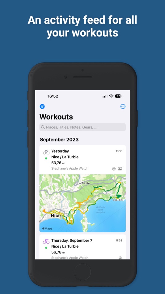 #1. HealthFit (iOS) Av: Stephane Lizeray