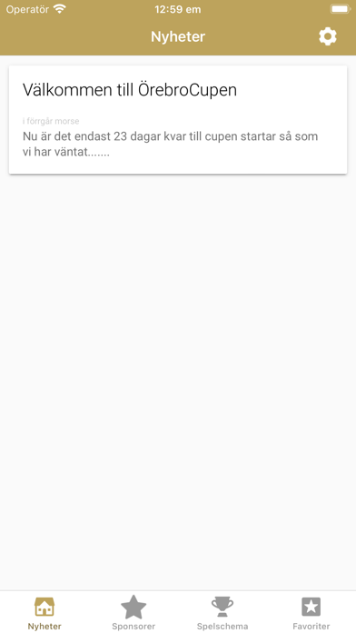 Örebrocupen Fotboll Screenshot