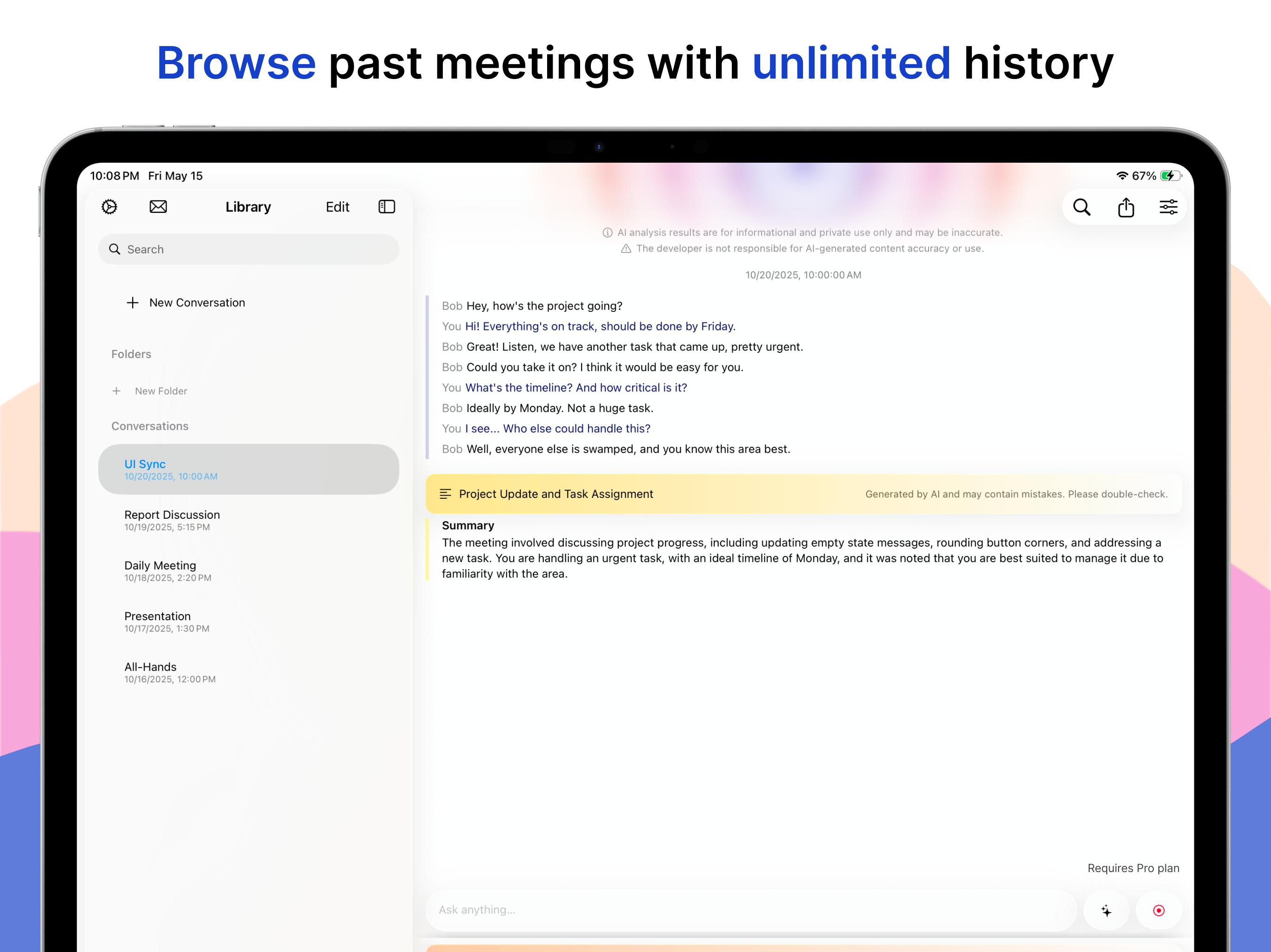 XSpeak: Live Meeting AI