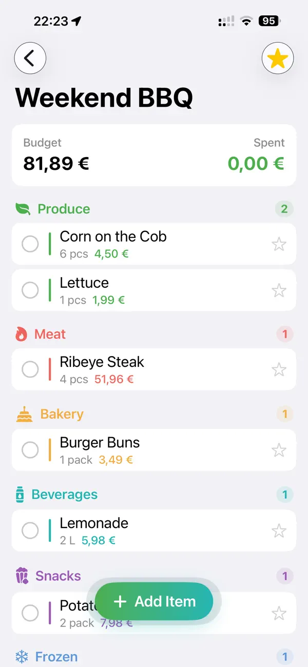 #5. Chroma Shop List (iOS) Av: Gianfranco Antenucci