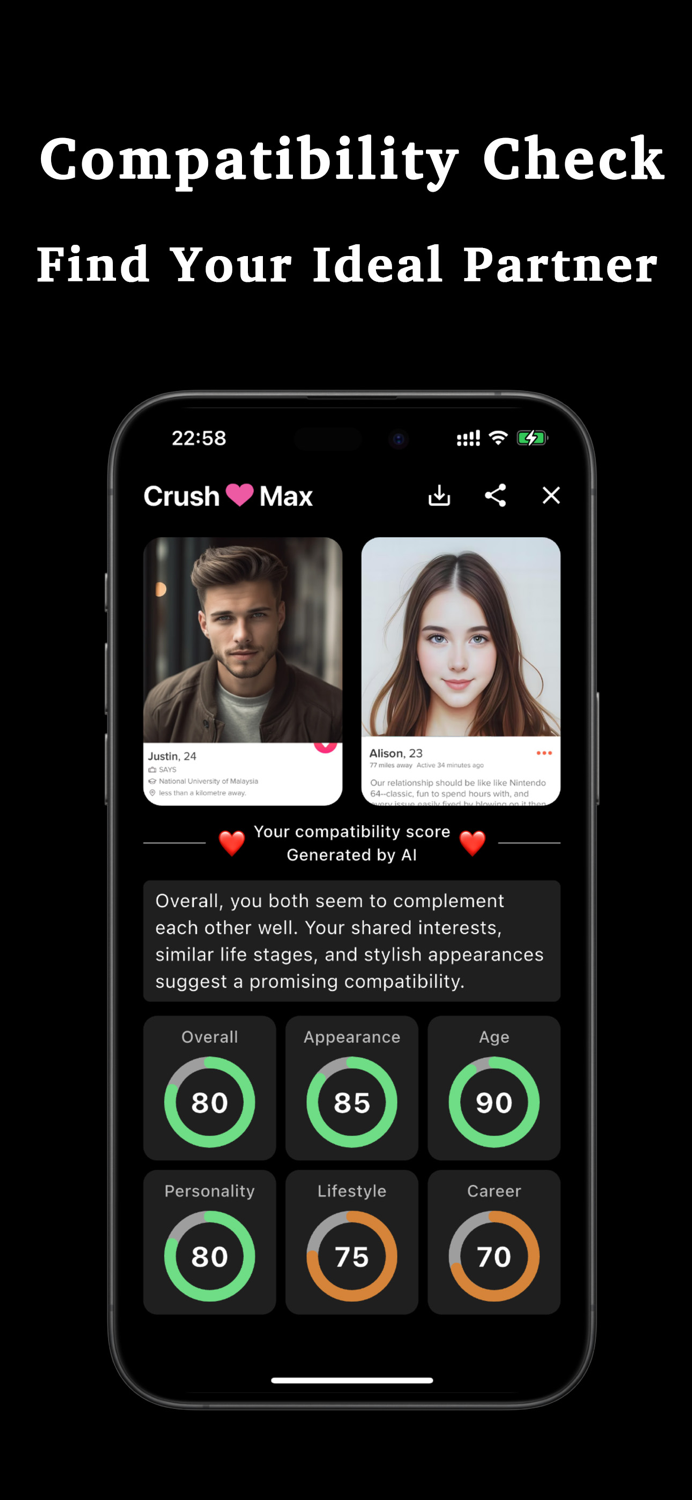 Crush Max - Perfect Match Test