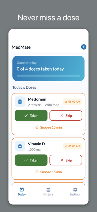 MedMate: Pill Reminder Screenshot 1 of 8
