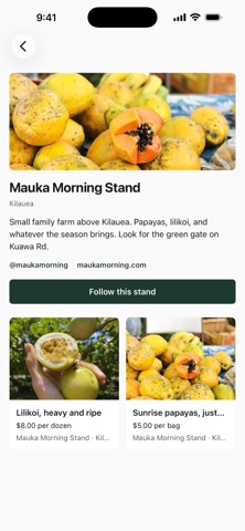 Kamaaina iPhone screenshot