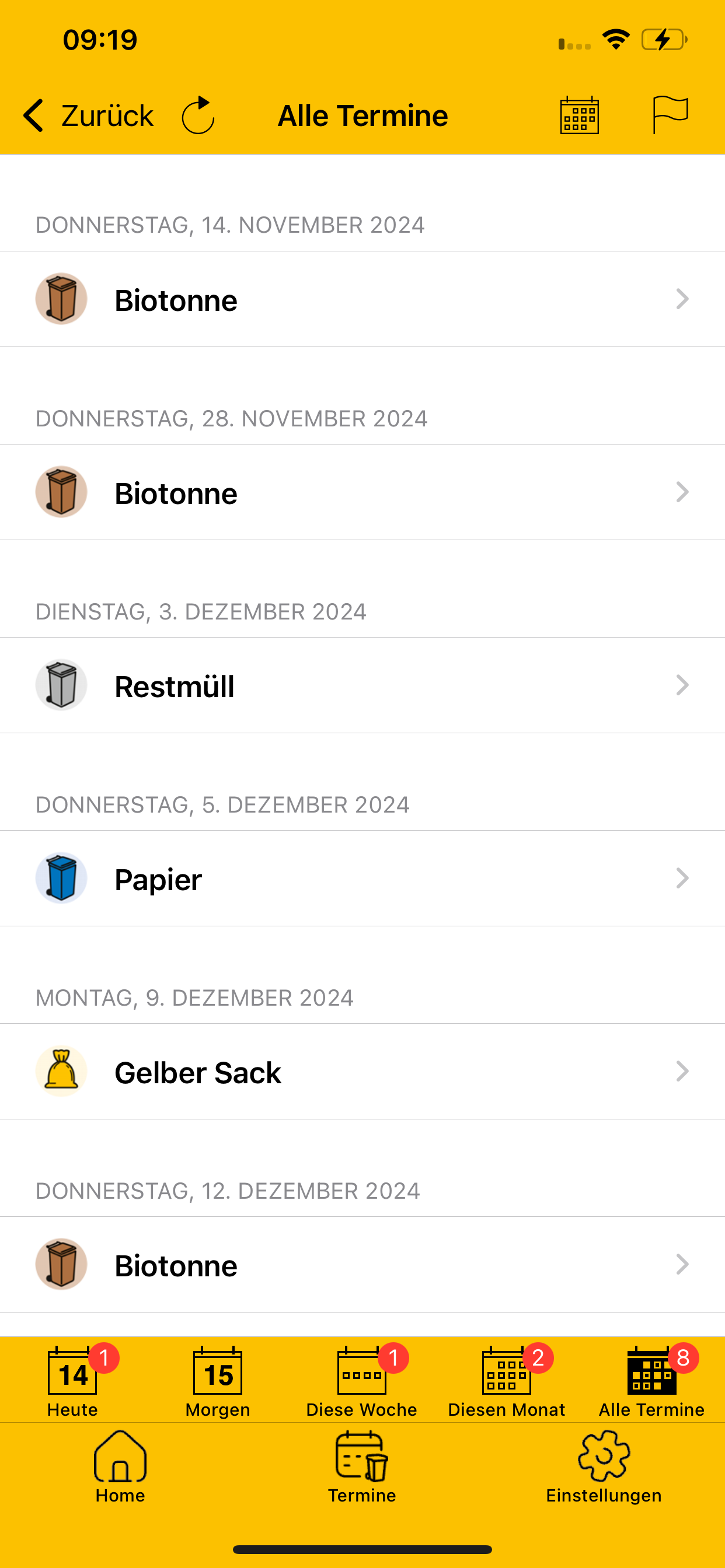 Abfall App FDS