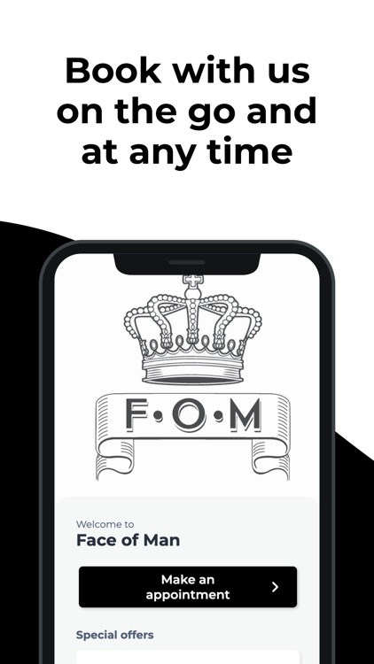 Face of Man Grooming Lounge