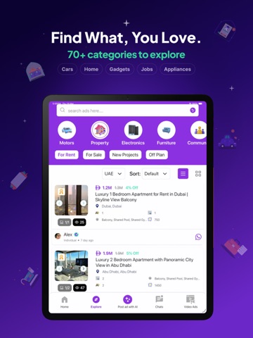 buyOrsell - Anything in UAE iPad screenshot