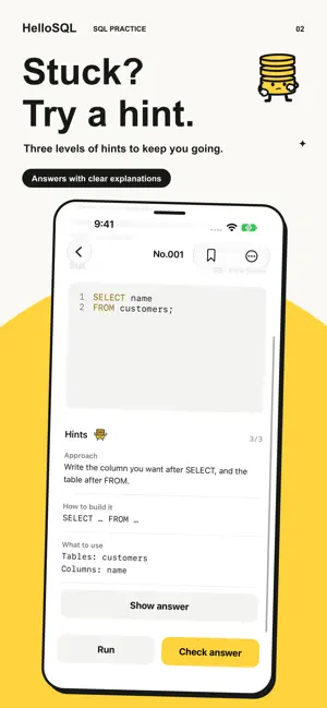 HelloSQL: Learn & Practice SQL screenshot 2