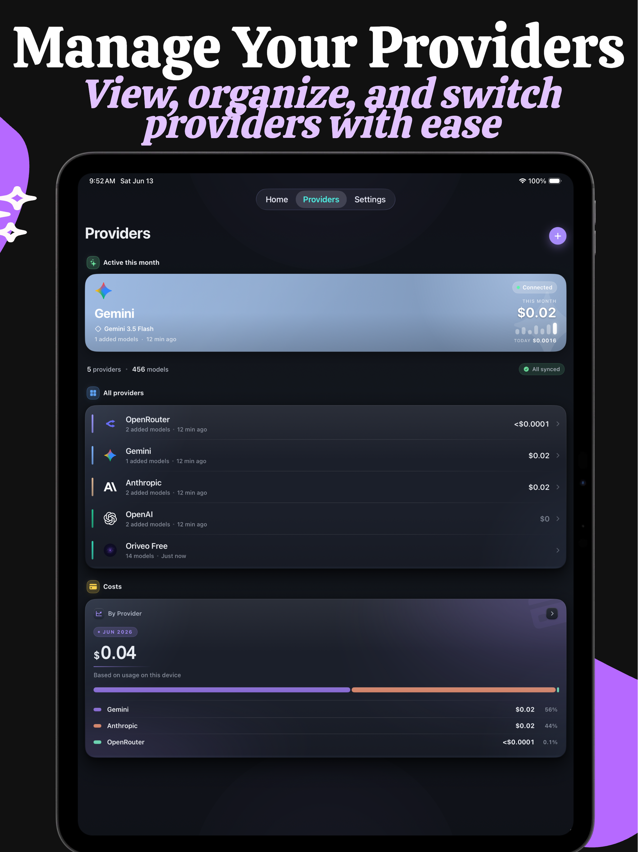 Oriveo: Multi-Model AI Chat screenshot 8