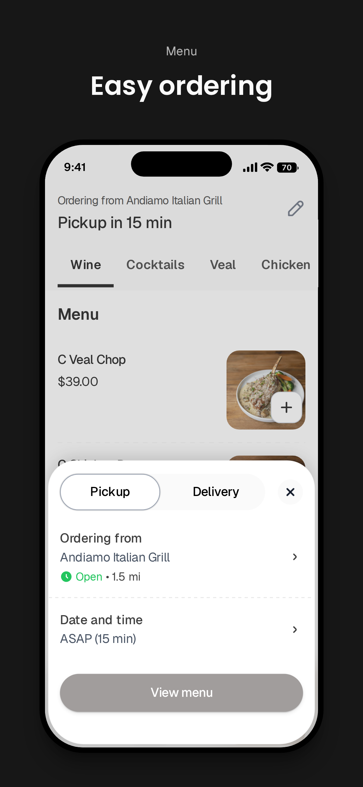 Andiamo Italian Grill screenshot 3