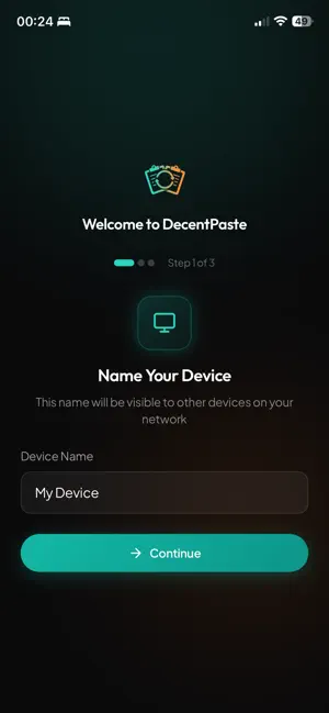 DecentPaste screenshot 1