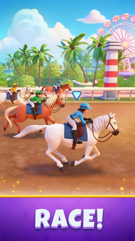 Horse Racing Solitaire screenshot 1