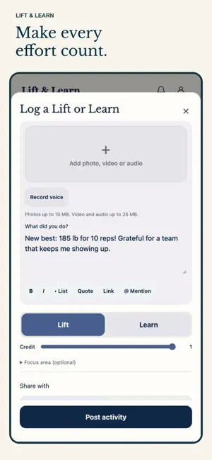 Lift and Learn screenshot 3