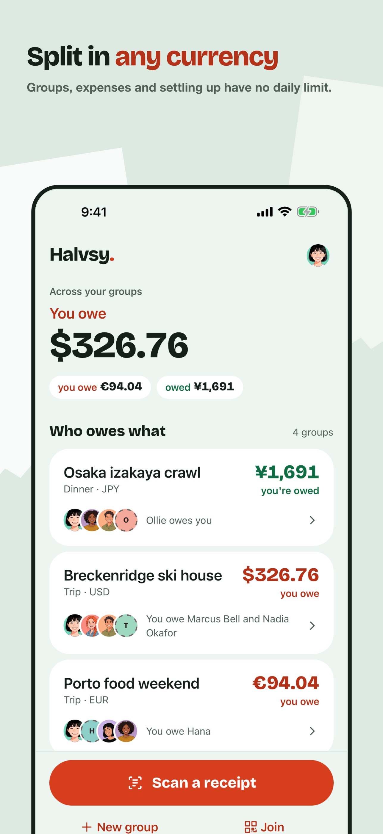 Screenshot 7 of Halvsy: Scan & Split Bills