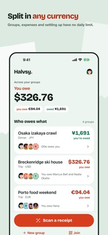 Halvsy: Scan & Split Bills screenshot 7