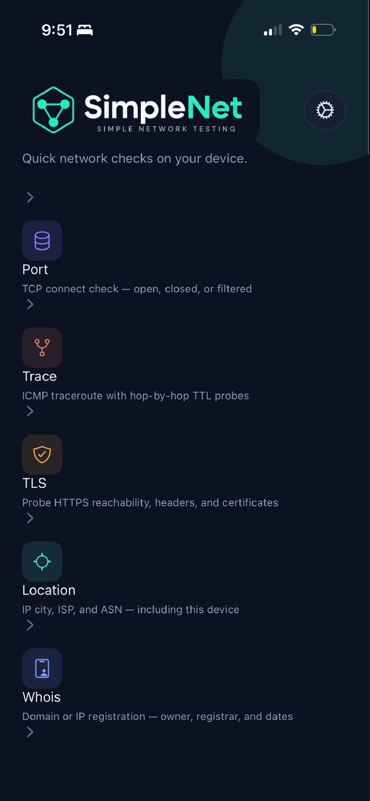 Screenshot 2 of SimpleNet Tools