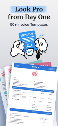 InvoPlex: Simple Invoice Maker iPhone screenshot