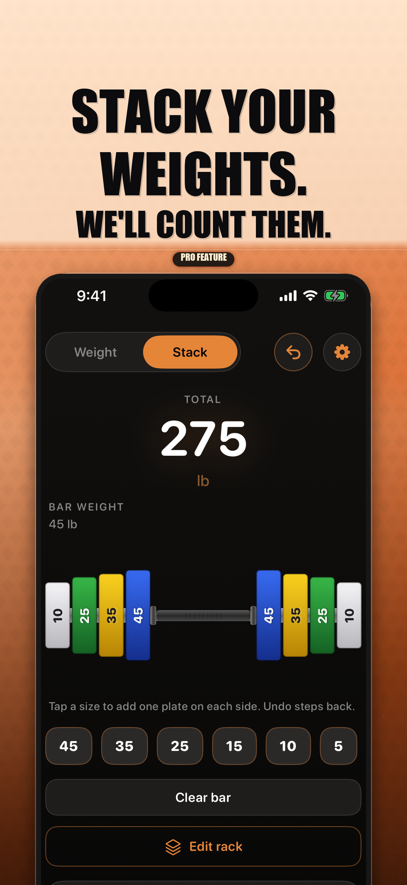 Fast Barbell Plate Calculator screenshot 5