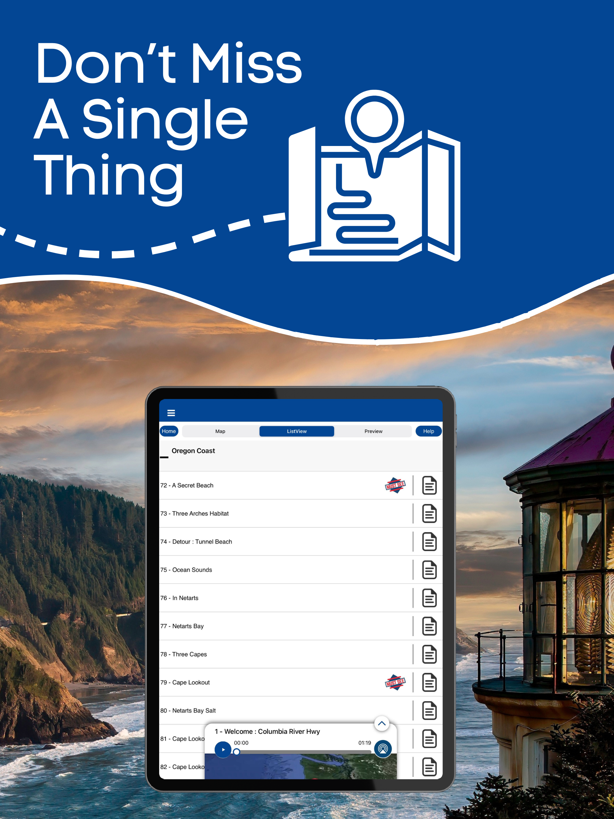 Oregon Coast GPS Audio Guide