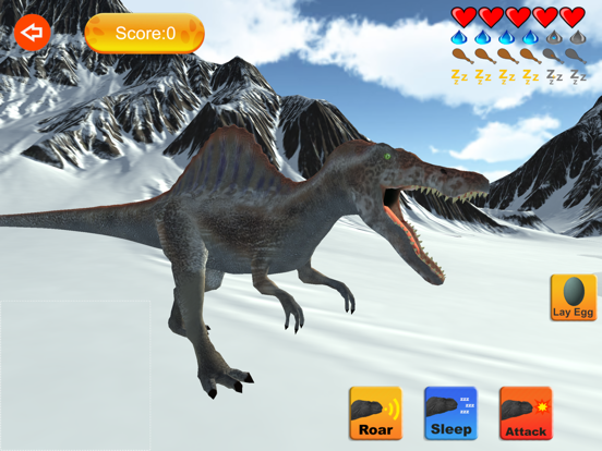 Dinosaur Sim iPad screenshot 8 - Games app