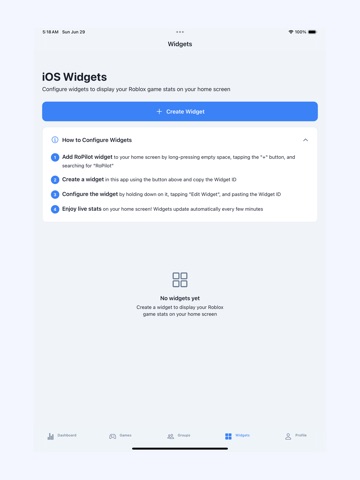 RoPilot iPad screenshot