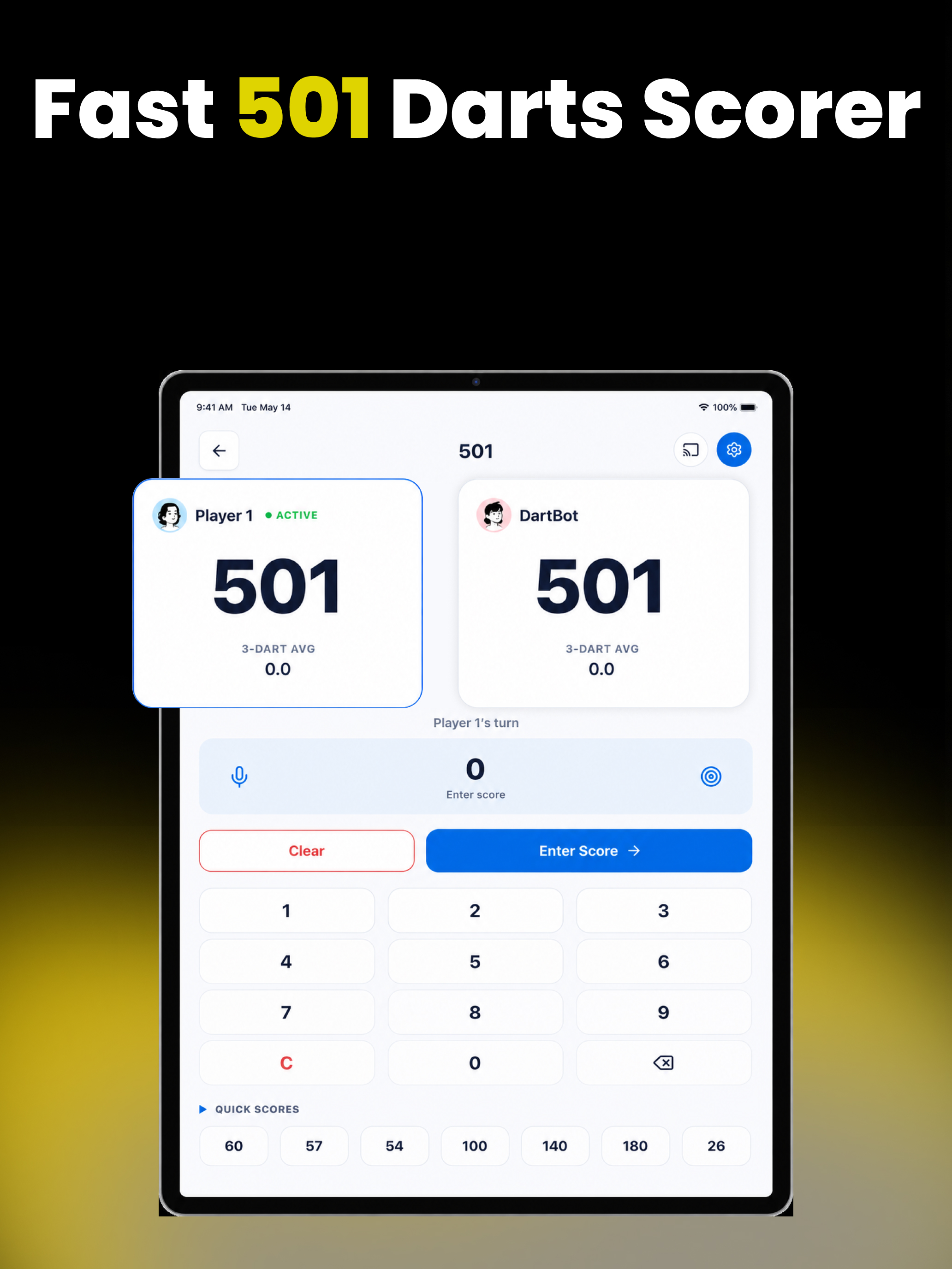 Darts Counter Scoring App screenshot 7