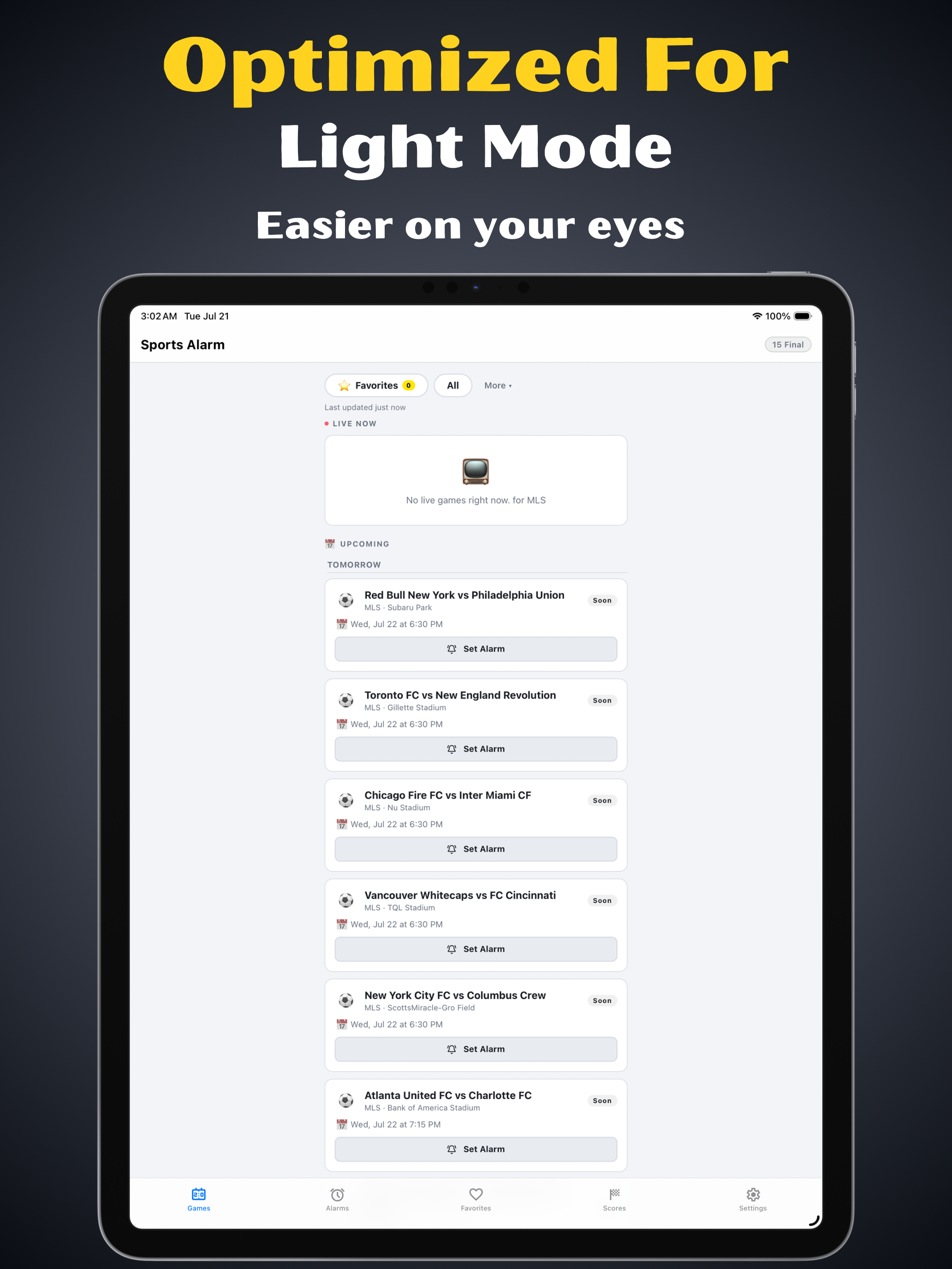 Sports Alarm screenshot 10