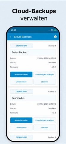 eTuning - für Shimano E-Bikes iPhone screenshot 8