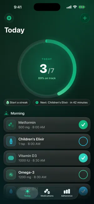 DoseLog: Med Reminder screenshot 1