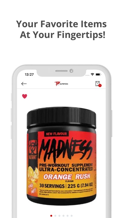 TopDog Nutrition Screenshot