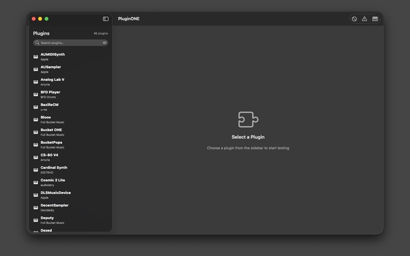 PluginONE app screenshot