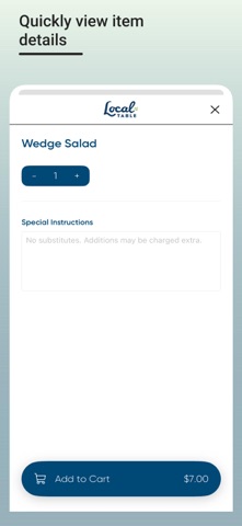 Local Table App Screenshot 4 of 4