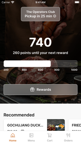The Operators Club iPhone screenshot 1 - Food & Drink app