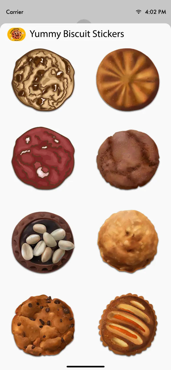 Screenshot #3 pour Yummy Biscuit Stickers