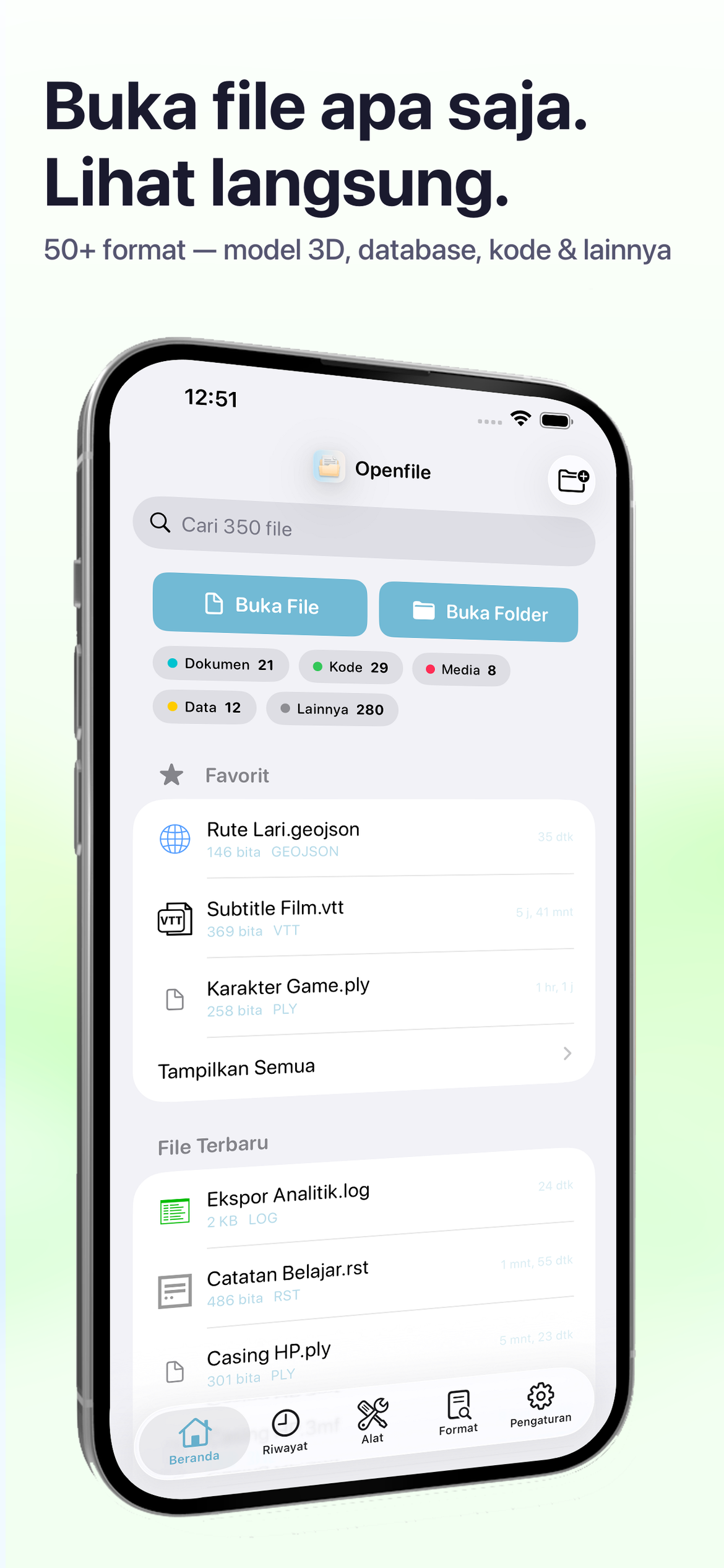 OpenFile app screenshot 1
