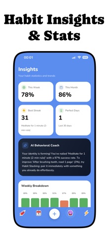 Atomic Strides - Habit Tracker Screenshot 5 of 7