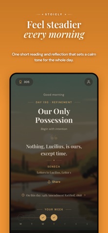 Stoicly. screenshot
