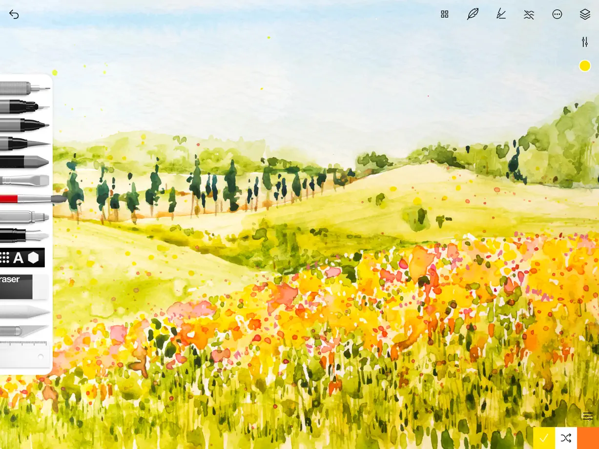 Tayasui Sketches iPad screenshot 7