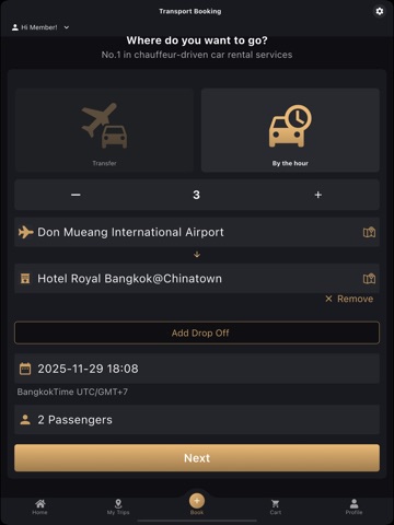 Nano VIP Car iPad screenshot
