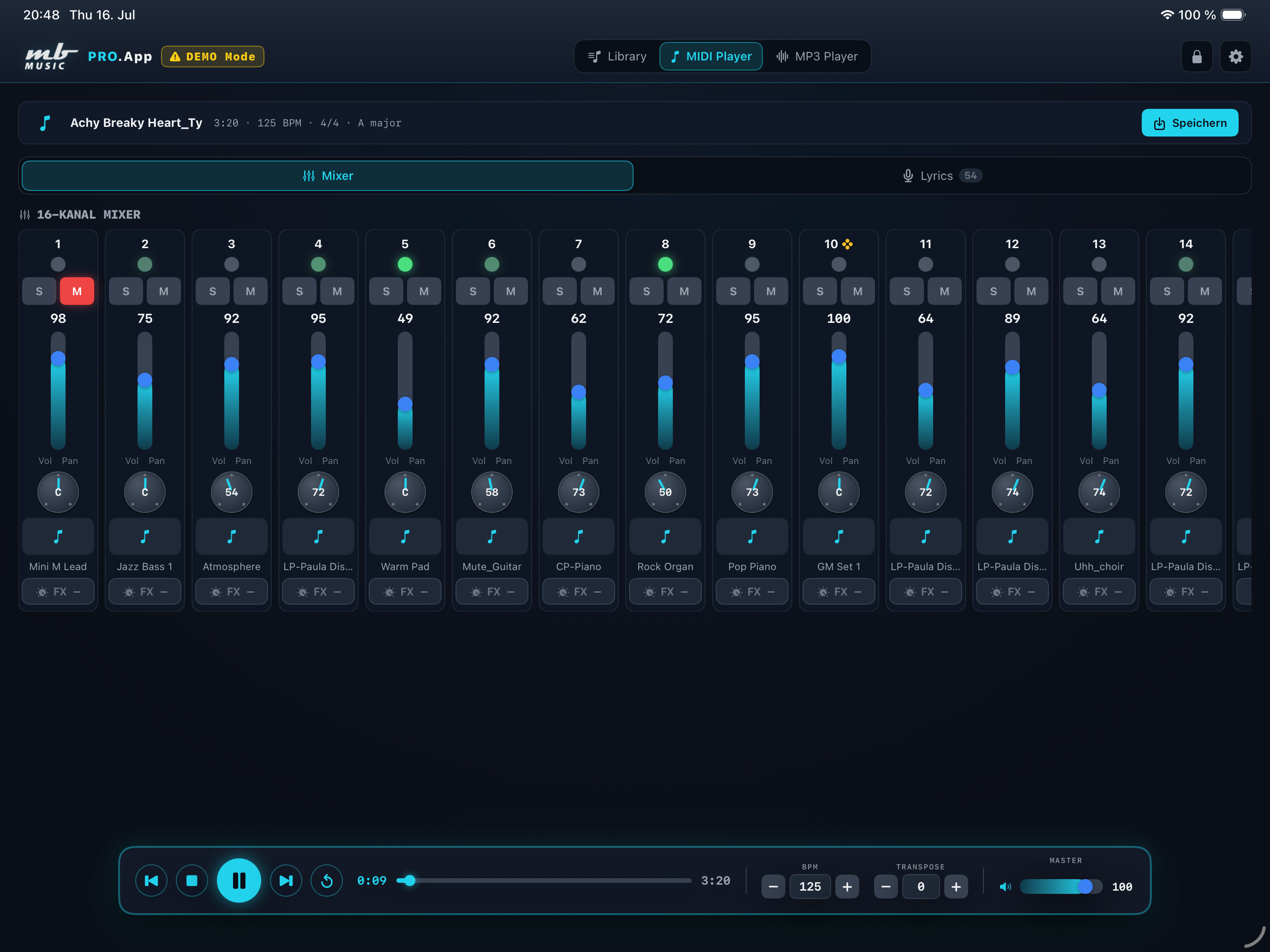 MBMusic Pro App screenshot 3