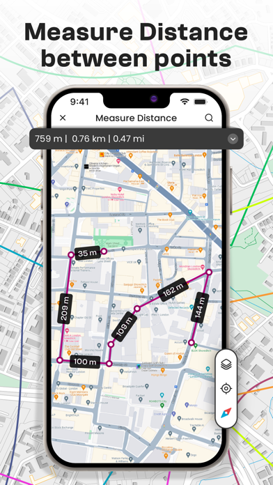 Measure & Map GPS Land Area Screenshot