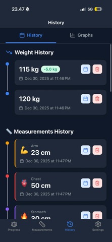 Weight and Body Tracker Screenshot 4 of 4