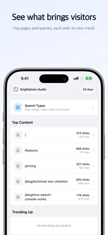 SEO Console: Search Console screenshot 3 of 5