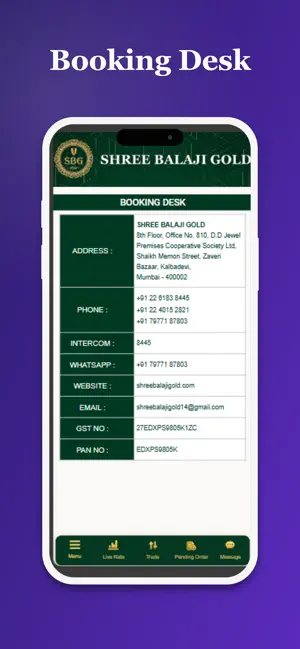 Shree Balaji Gold. screenshot 2