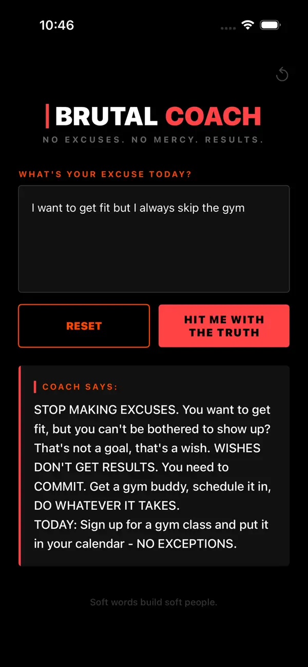 Screenshot #3 pour BrutalCoach