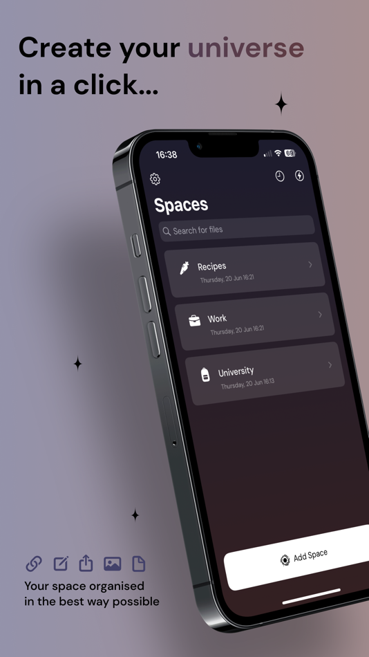 #1. TidySpace: Links, Photos, Docs (iOS) 由: Emanuele Di Pietro