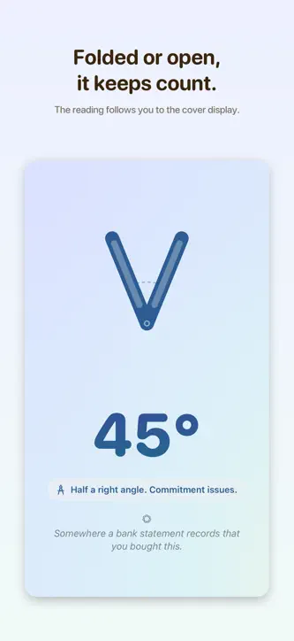 Ajar: Hinge Angle screenshot 4