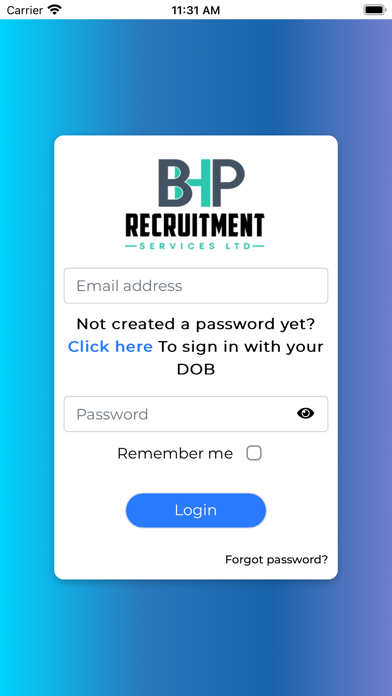 Screenshot #1 pour BHZ Recruitment Services UK