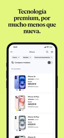 Captura de pantalla de Back Market, Compra Online en iPhone 2